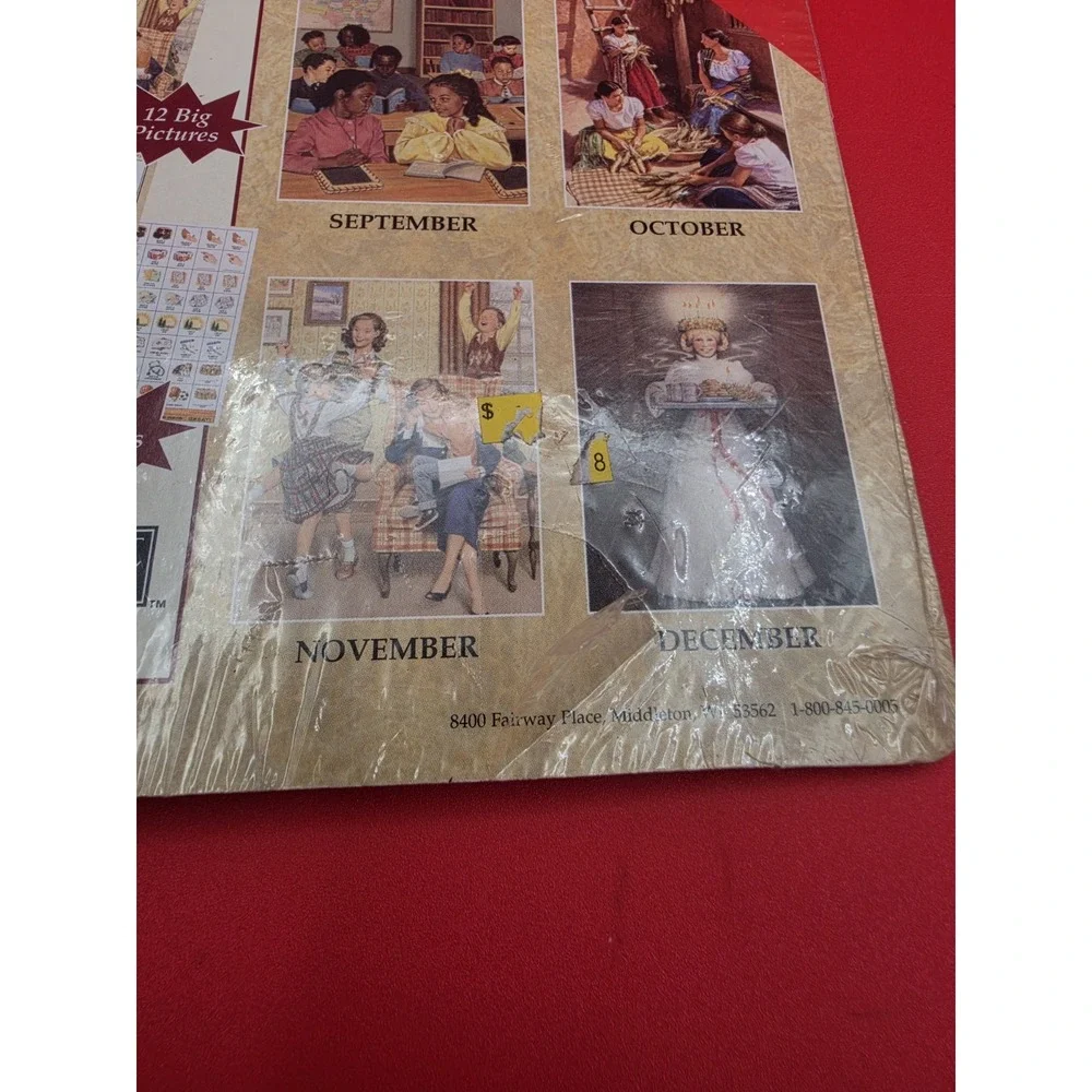 SEALED 1998 American Girl Calendar Felicity w/ 6 Posters Stickers Cards NEW HTF